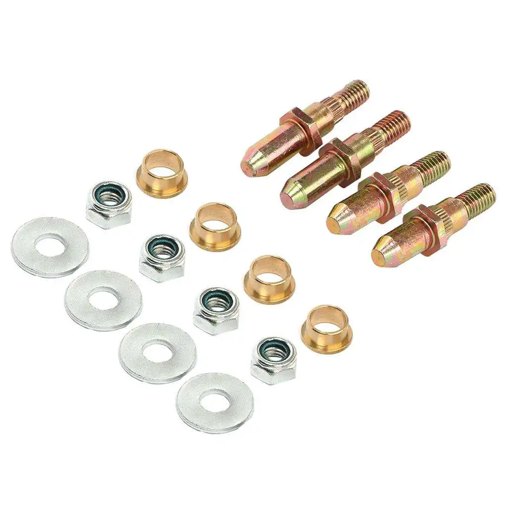 Door Hinge Pin and Bushing Kit - 4 Pins 2 Door for GMC For Chevrolet for Chevy Truck SUV