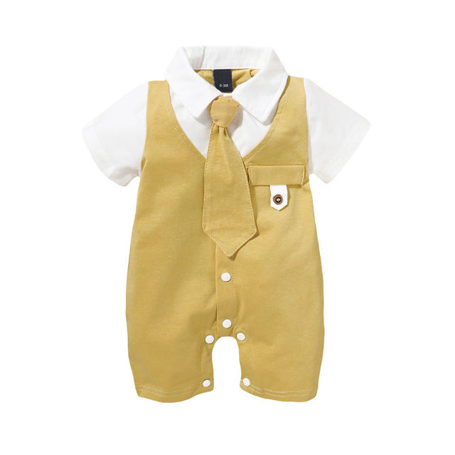 Baby fashion boy formal romper