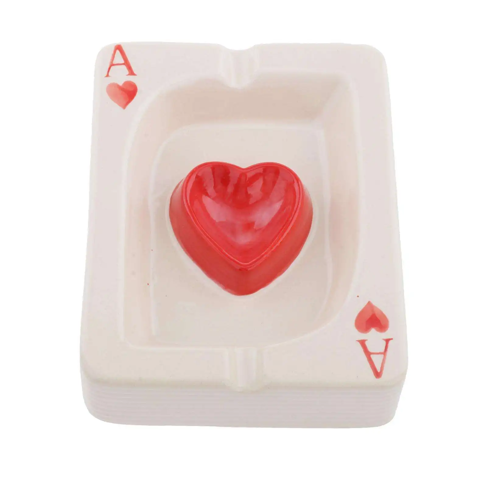 Ceramic Cigarette Ashtray Poker Desktop Modern Craft Ornament Ash Tray