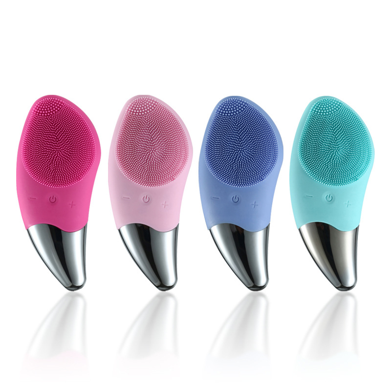 Best of Mini Electric Facial Cleansing Brush Ultrasonic Silicone Face Cleaner Deep Pore Cleaning Skin Massager Face Cleaner Brush Device Reviews & Tips - Image 5