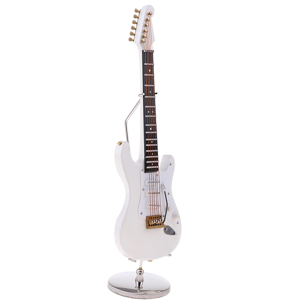 MagiDeal 1/6 Scale Wood Electric Guitar Model for 12 Inch Action Figure Accessory Kids Toys
