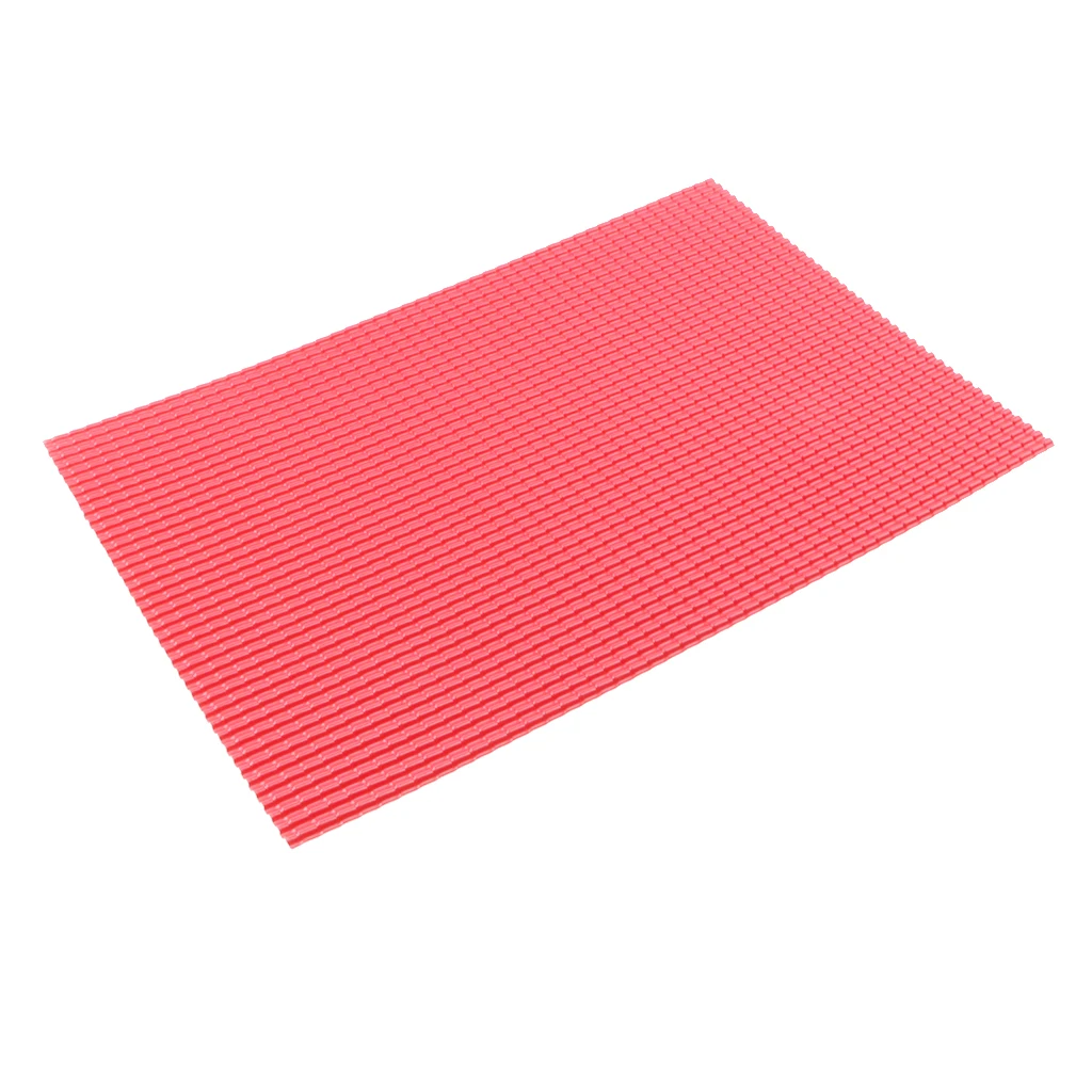 1/50 Scale PVC Roof Tile Sheets Model Building Material PVC for Railway Layout Architecture