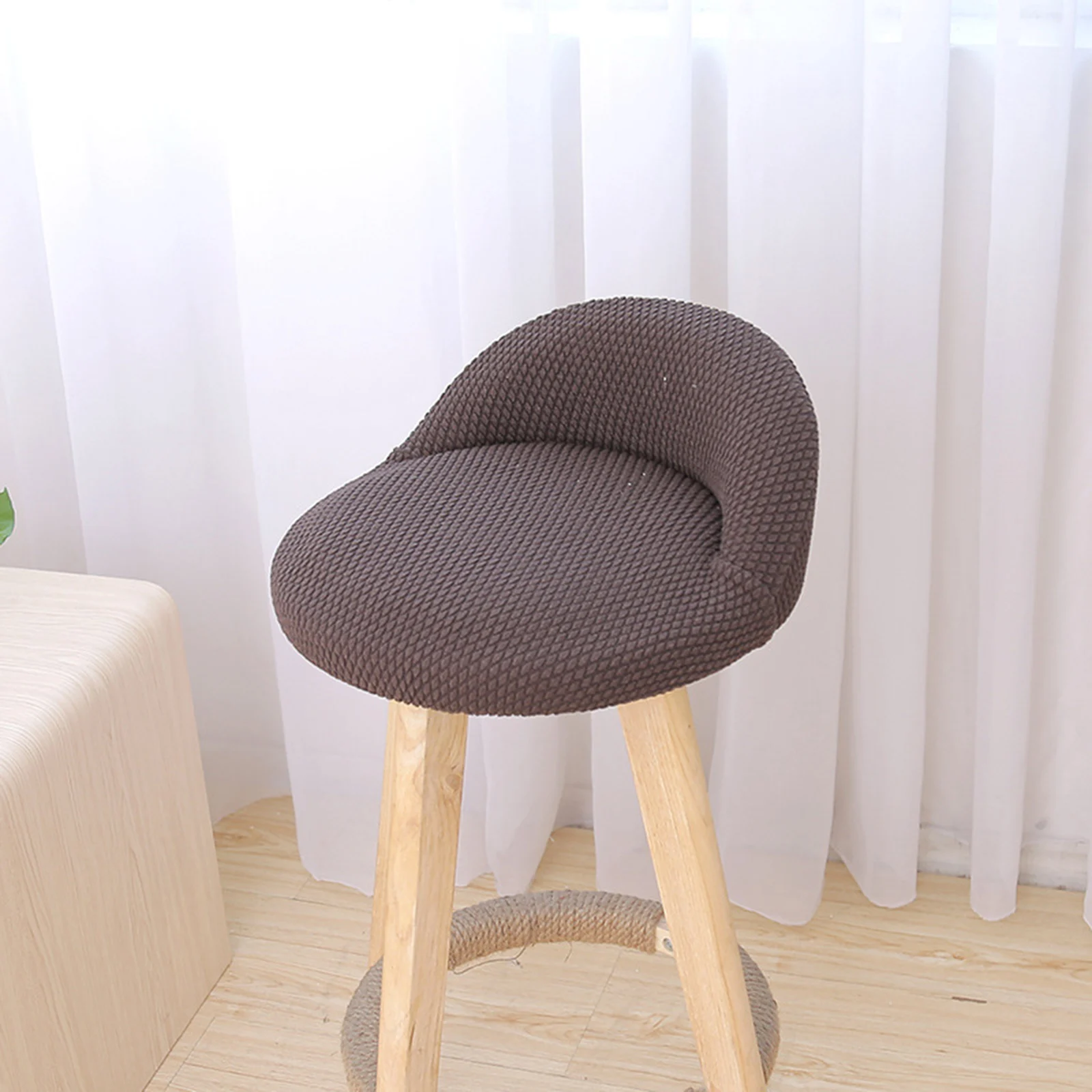 Low-Back Chair Seat Cover Washable Modern Weddings Conferences Hotel Dining Room Slipcover Polyester Sofa Armchairs