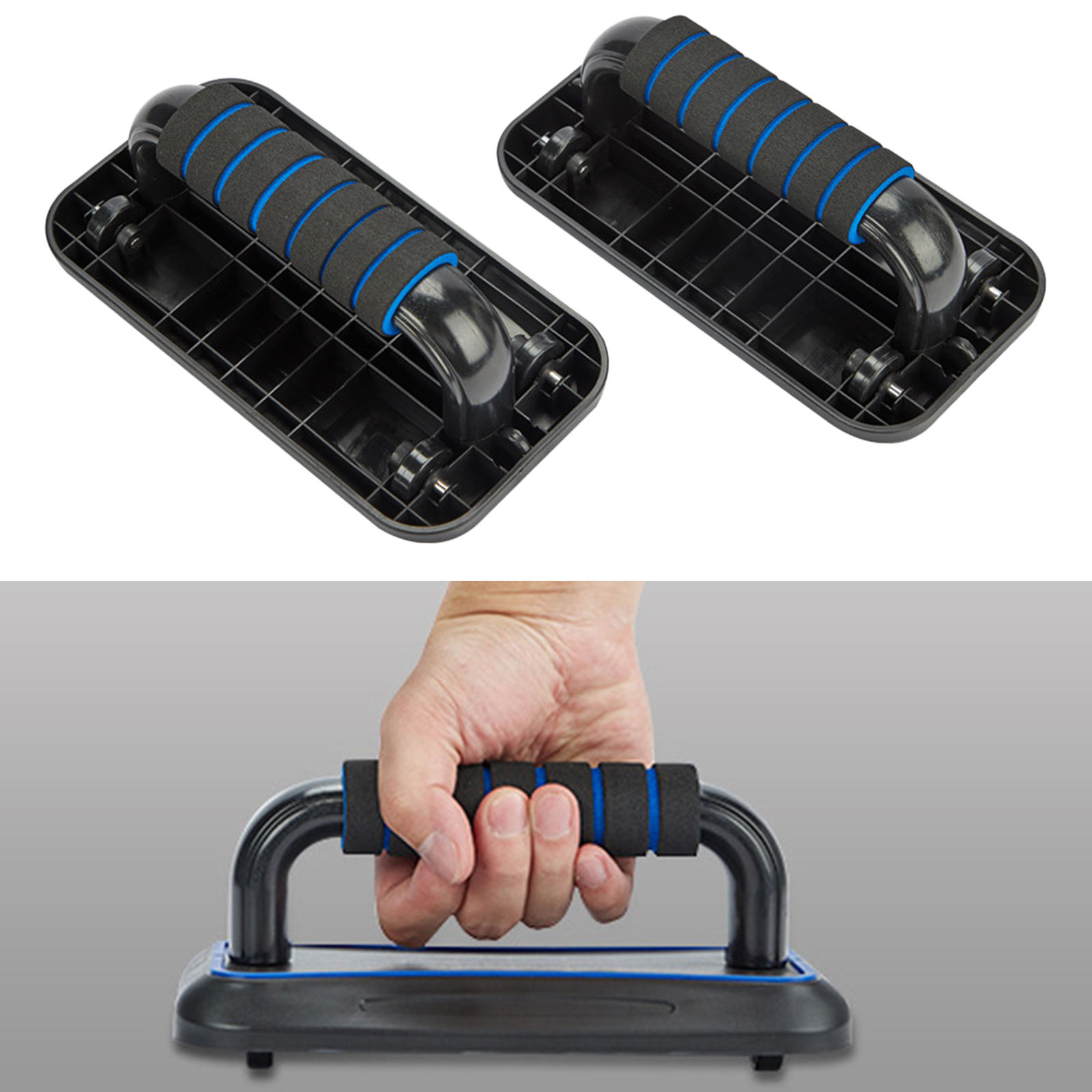 Push-Ups Press Up Stands Classic Home Gym Sports Fitness Equipments Push Up Bar Hand Grip Muscle Training Device for Exercise