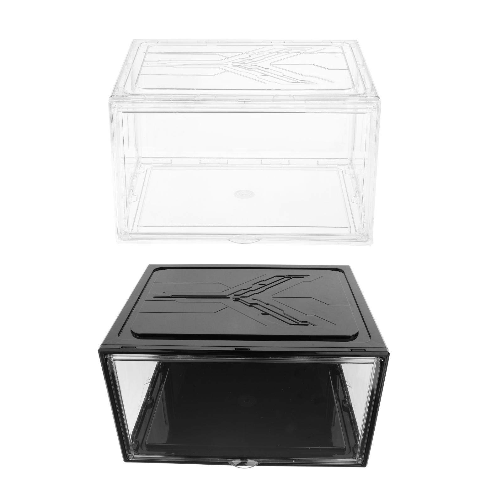 Shoe Box Transparent Shoe Storage Boxes Drawer Containers Case for Women/Men
