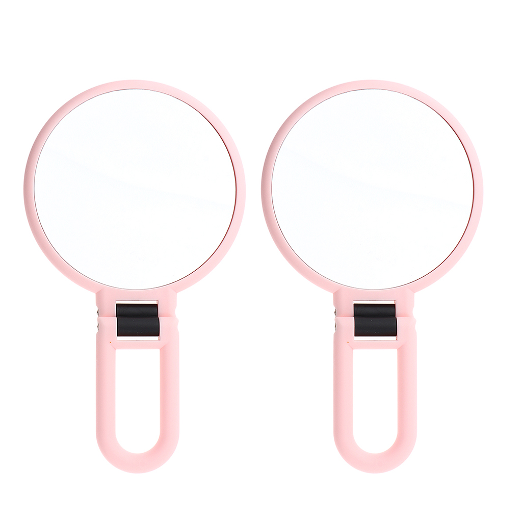 Foldable Desktop Vanity Makeup Mirrors, 5/10X Magnification & Normal Mirror