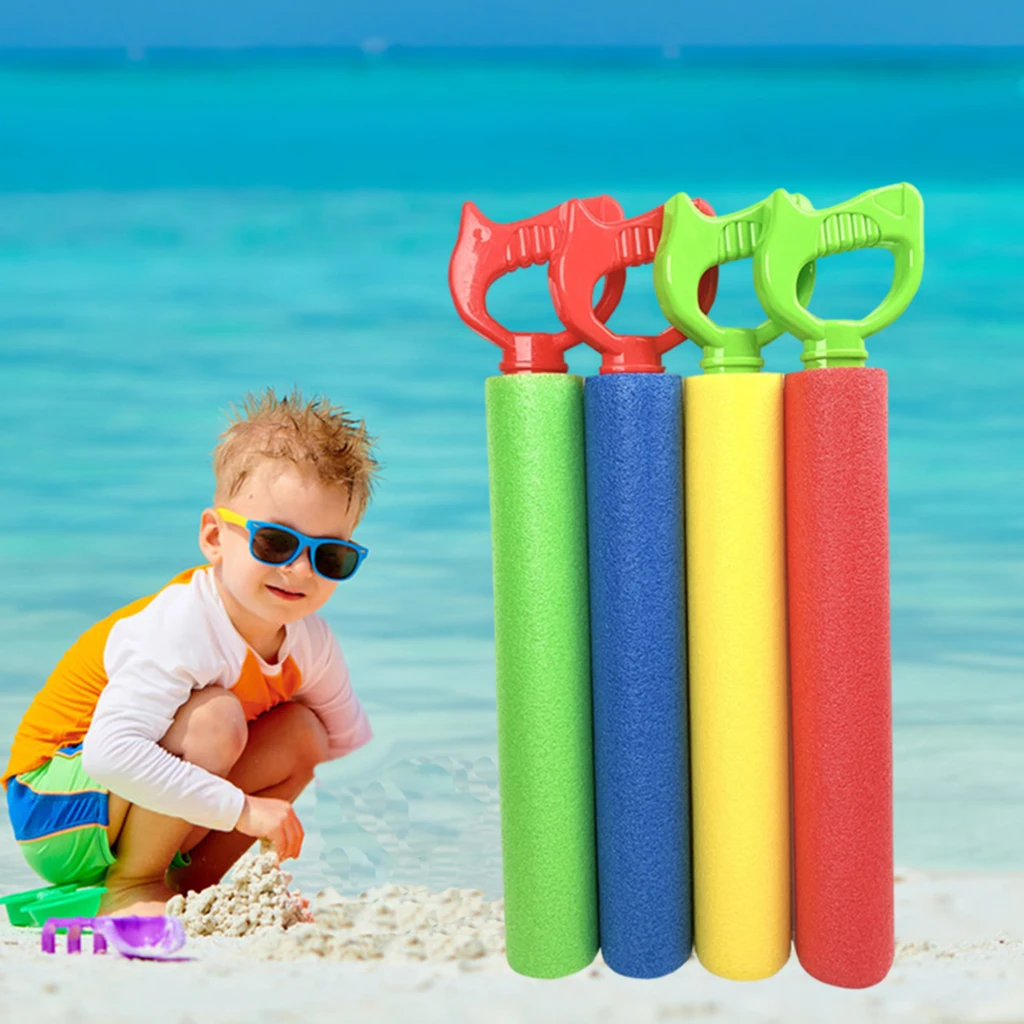 4Pcs Foam Water Guns Pool Swimming Pool Sand Party Water Fight Outdoor Toys