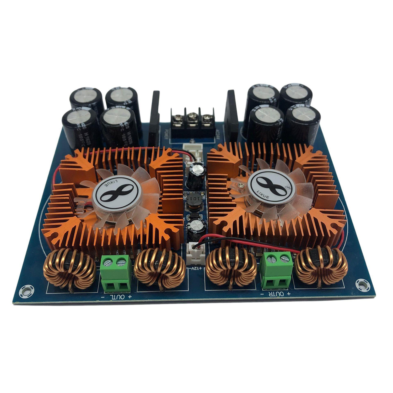 Digital Mono Amplifier Board Dual Chip 2x420W 24V Amplifier Board Module