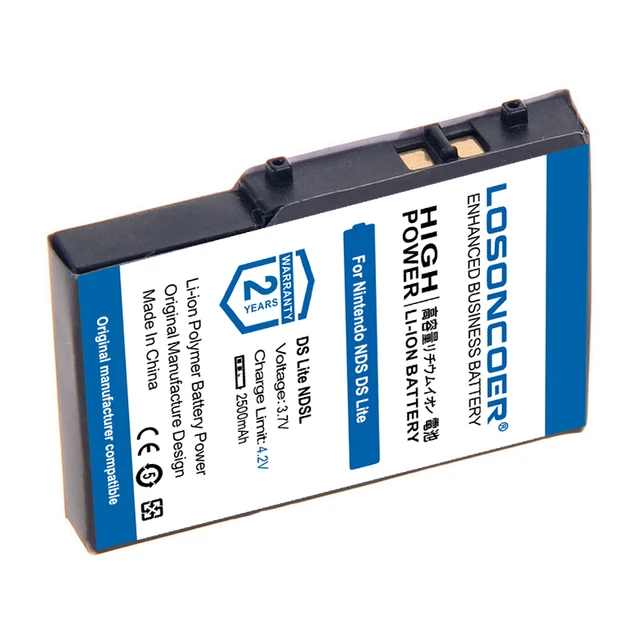 100% Original LOSONCOER NEUE 2500mAh Batterie Für Nintendo NDS DS Lite NDSL  DSL Batterien USG-003 USG-001 - AliExpress