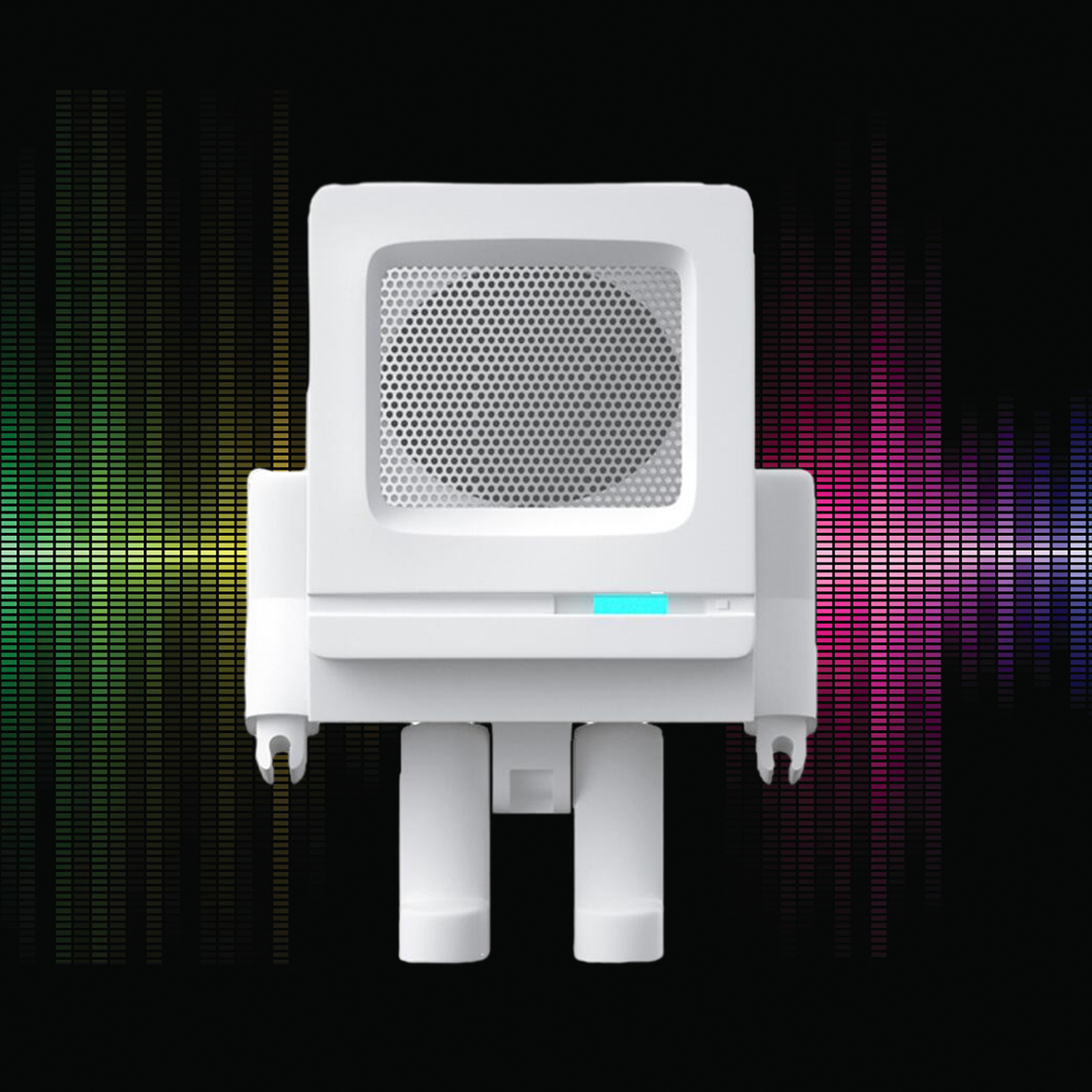 Mini Cute Bluetooth Stereo Speaker Wireless Robot Audio Enhanced Bass for Home Office Outdoor Phones Laptops 10m Wireless Range