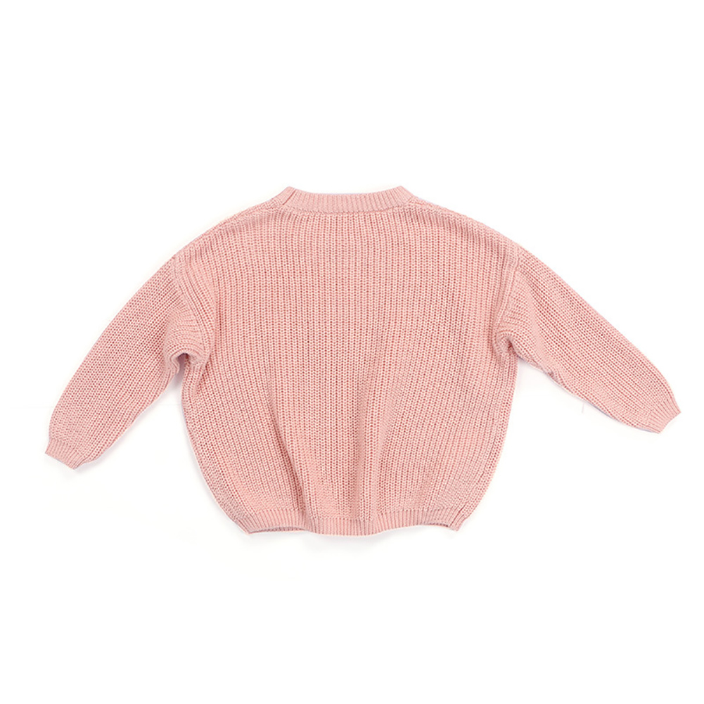 Description Picture 2 of itemThick Sweater Thick Wool Sweater Autumn Winter Small Size Costume Clothes Solid Warm Knitted Tops