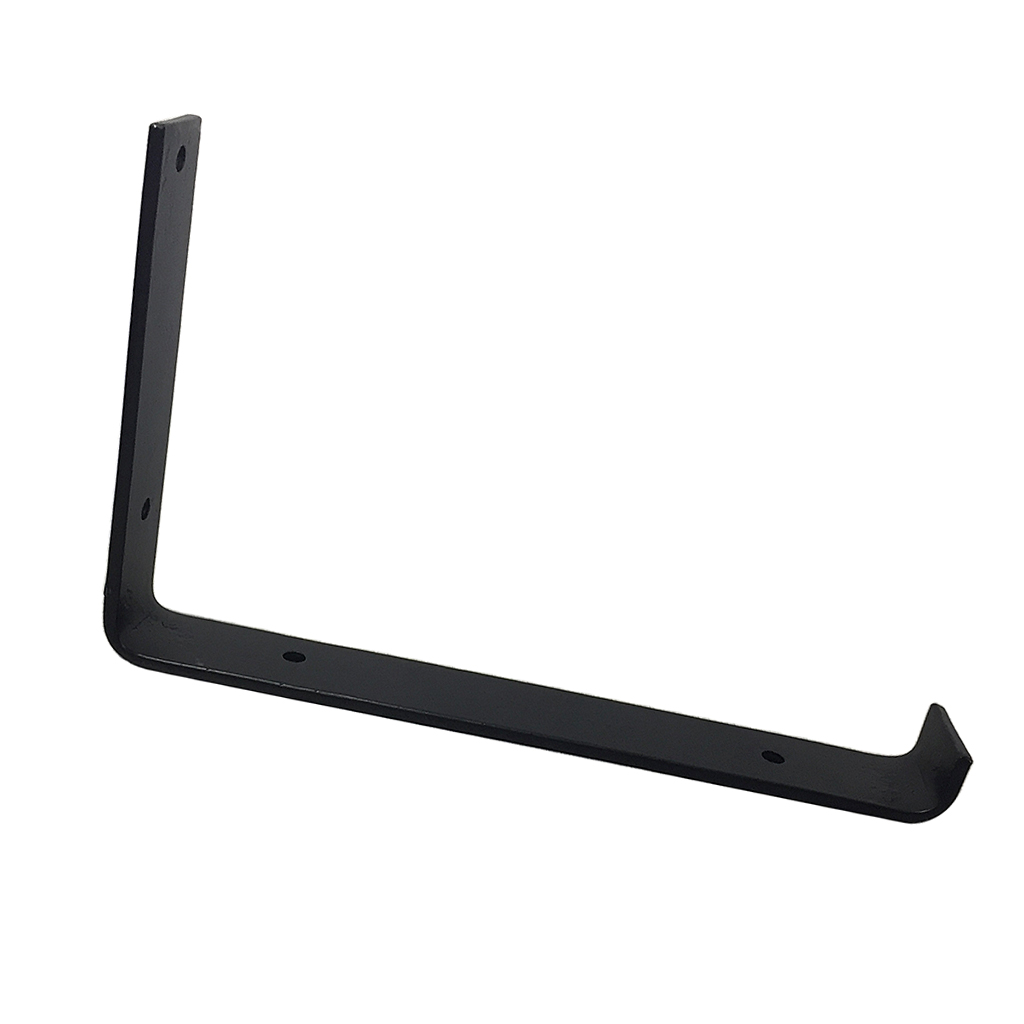 Rustic Industrial L Bracket Wall Hanger Shelf Rack Holder Hardware, Rust Oil Free