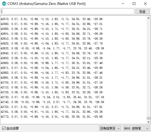 9dof navalha imu m0 sensor de atitude