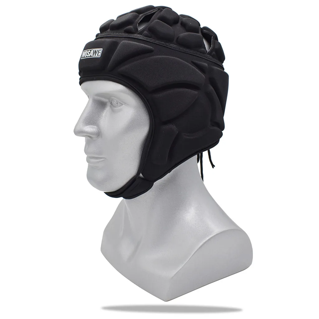 Rugby Head Guard Football Soccer Goalkeeper Shockproof Headgear Cap Foam Cap Hat