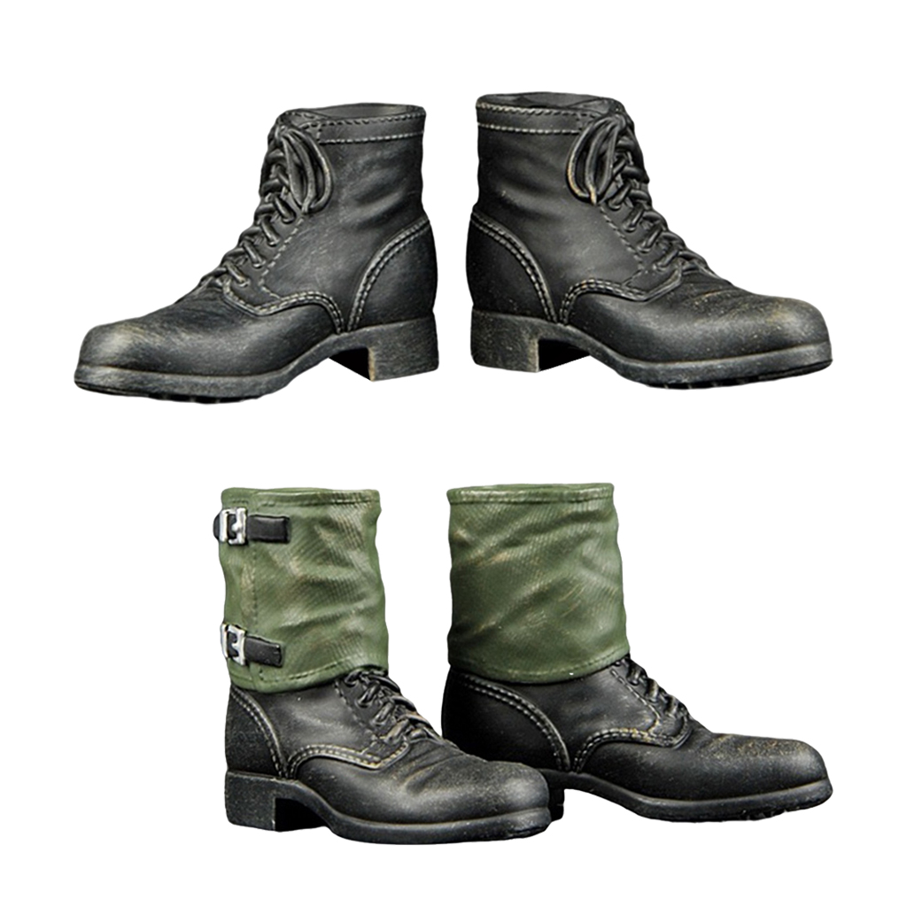 1/6 Mans Soldier Combat Boot Shoes for 12inch TC Dragon Action Figure Dolls