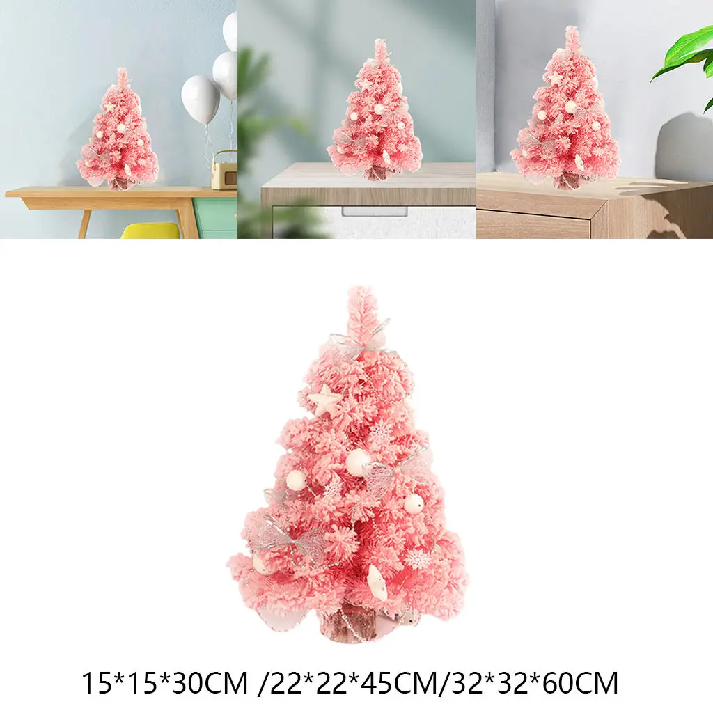 Christmas Tree Night Light Decorative Artificial for New Year Dining Table Holiday Teens