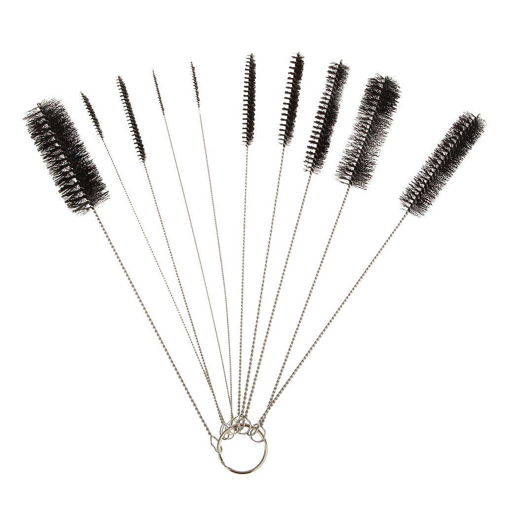 Multifunction 10pcs Cleaner Spray Nozzle Tattoo Cleaning Brush