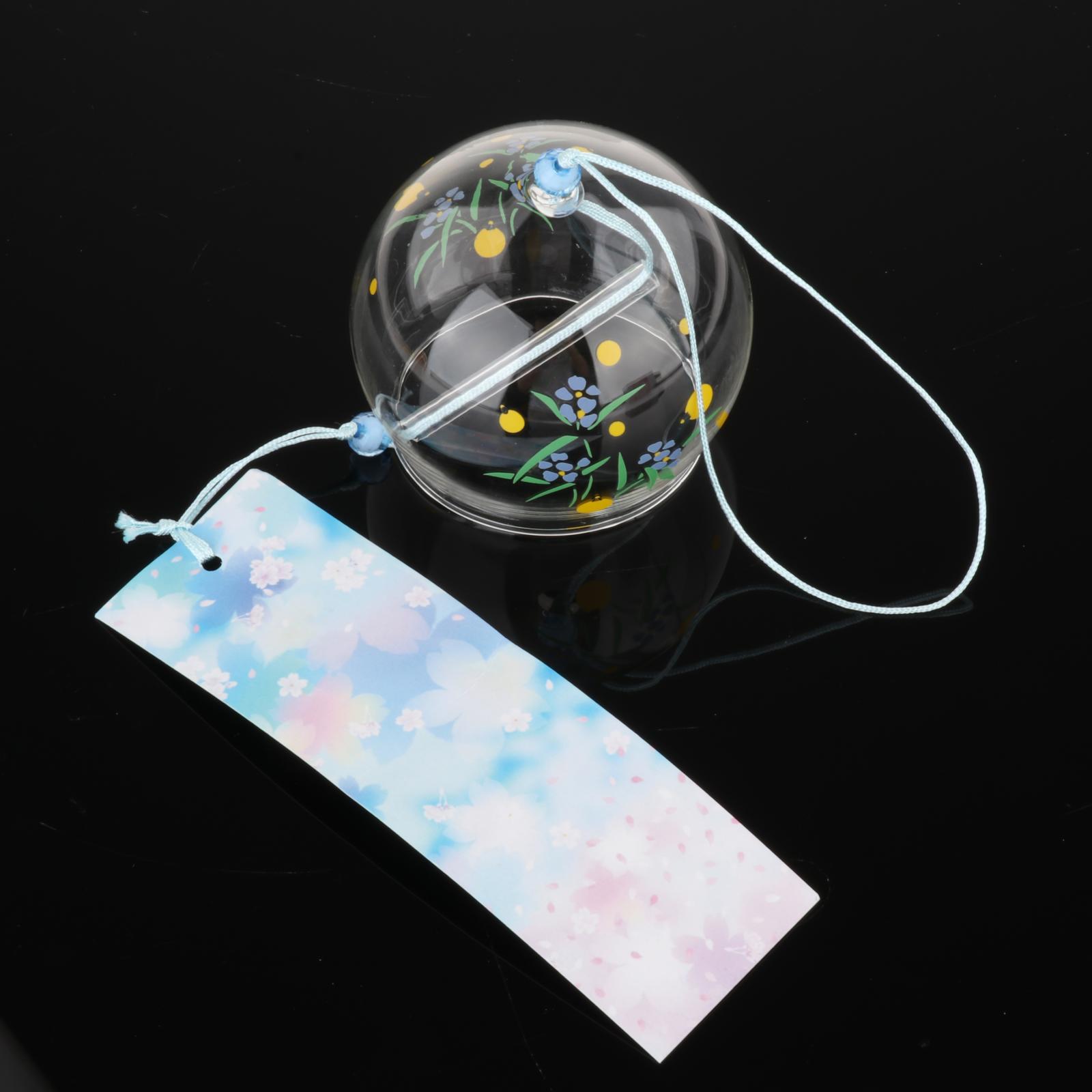 Japanese Wind Chimes for Outside Glass Wind Chimes Outdoor Home Decoration DIY Gift Hanging Doorbell
