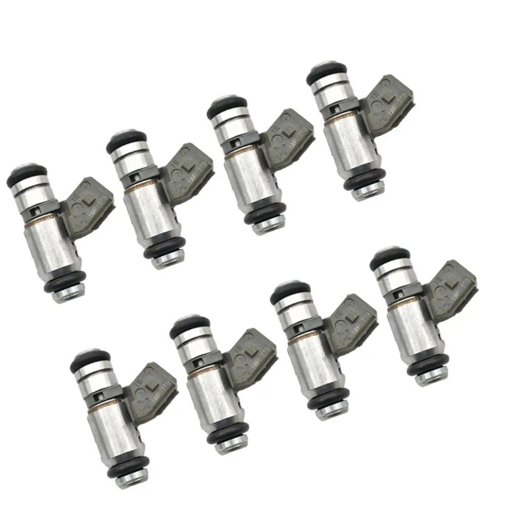 8 Pieces Petrol Fuel Injector Fit for  Fiesta V Hatchback 2001-2008