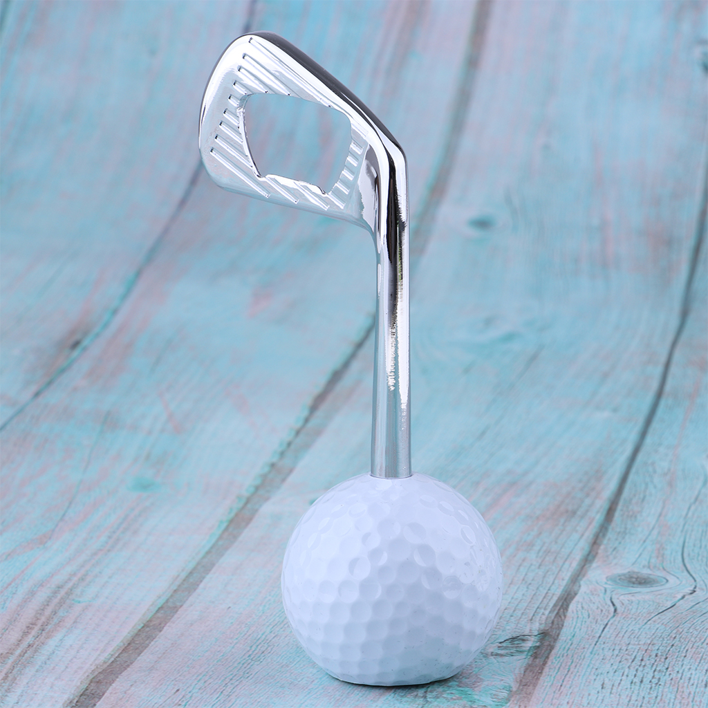 Zinc Alloy Golf Beer Bottle Opener Golfer Gift for Bars Counter Office Kitchen