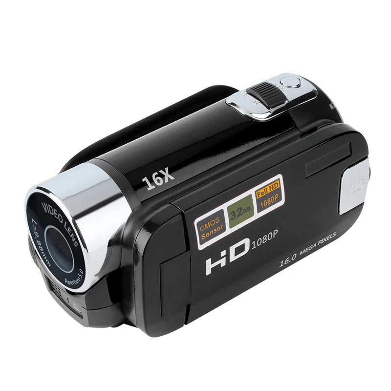 Filmadora Digital Full HD, 1080P, Tela LCD,