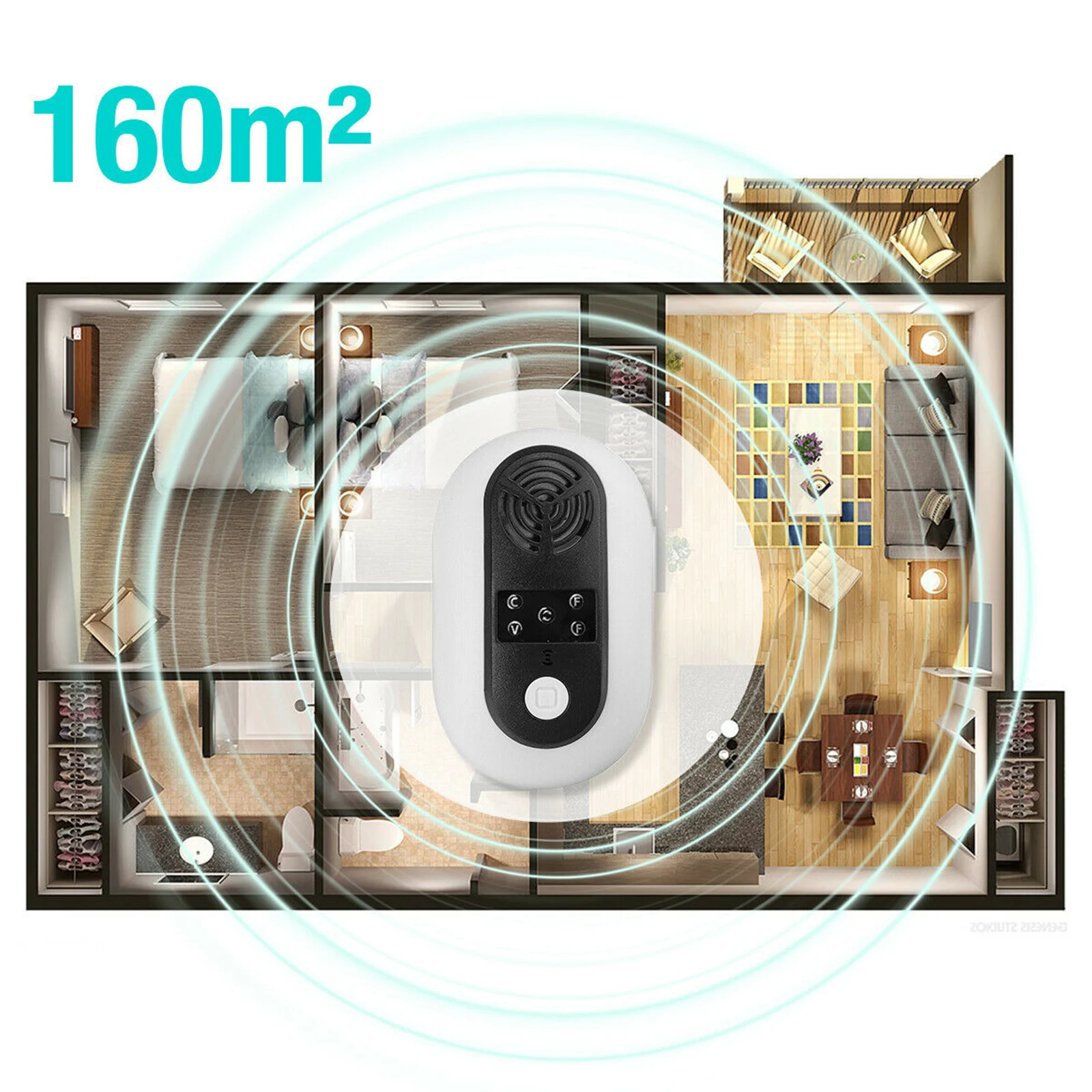 Electronic Ultrasound Pest Repeller Animal Insect Mice Rat  Rodent Repellent Pest Control for Home Hotel US
