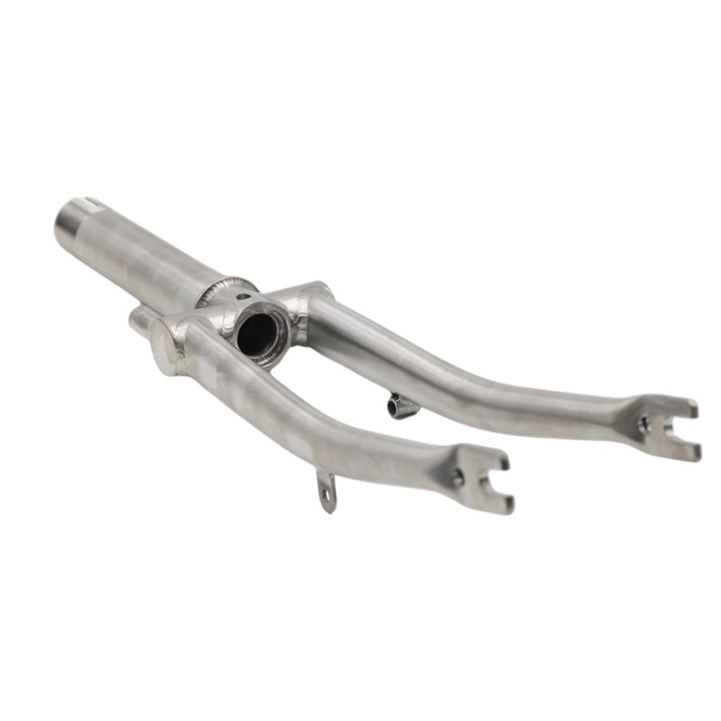Ultralight Folding Bike Fork for   Titanium Alloy Front Fork Replacement Accessories