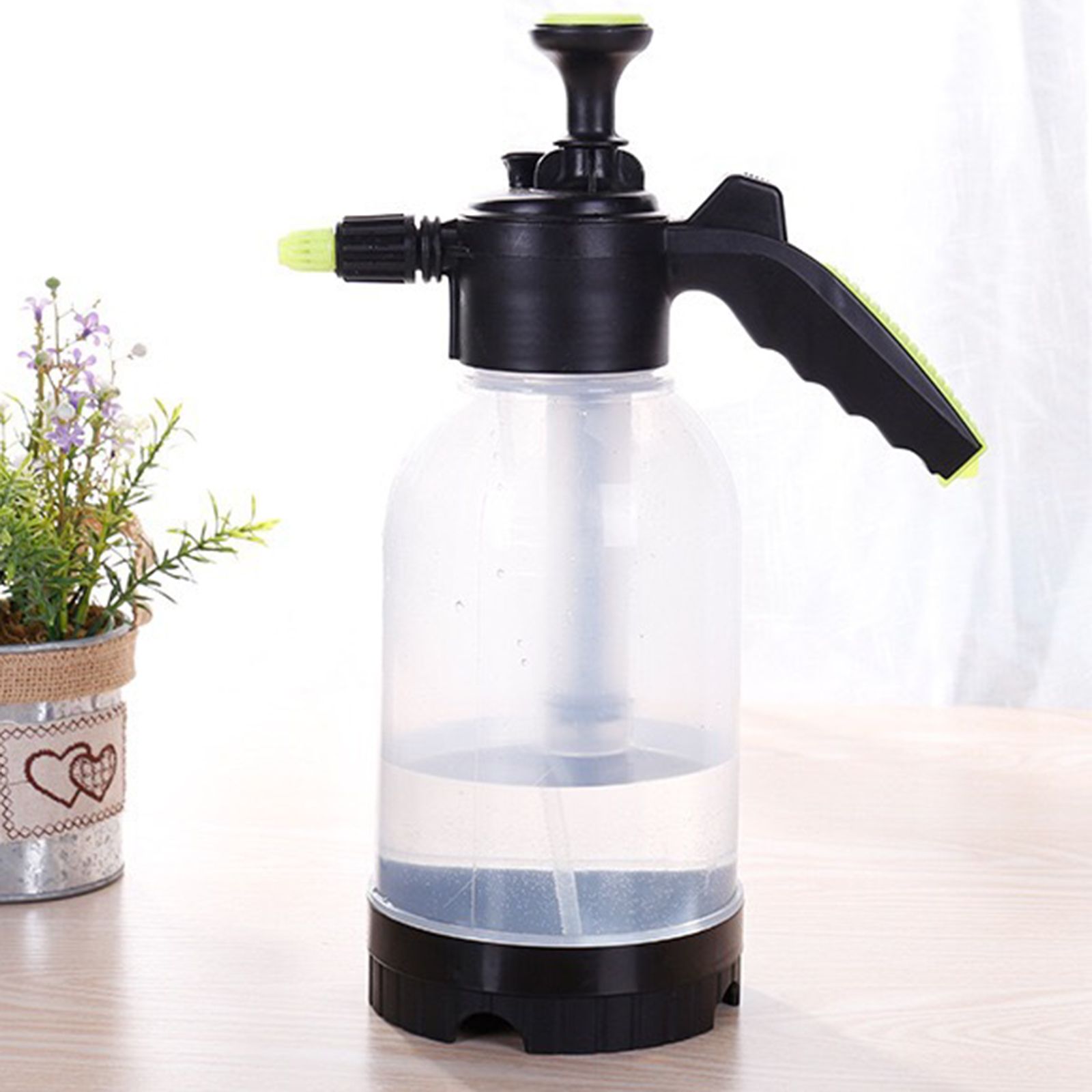 2L Plant Mister Spray Bottle Succulent Watering Bottle Small Plant Sprayer with Top Pump for Indoor Potted Plants