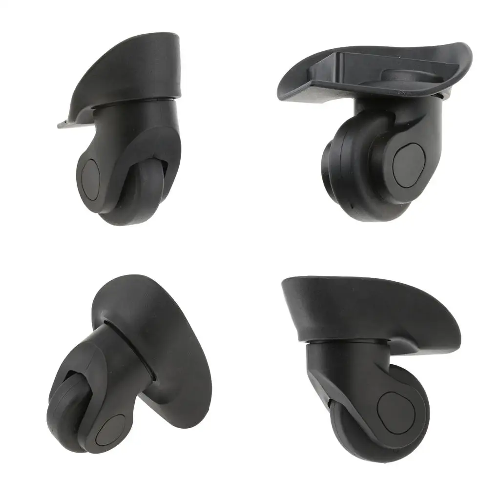 4 Pieces A20 Suitcase Luggage Mute Wheels Replacement Casters for Trolley Black 4 Pieces A20 Suitcase Luggage Mute Wheels Replacement Casters for Trolley Black