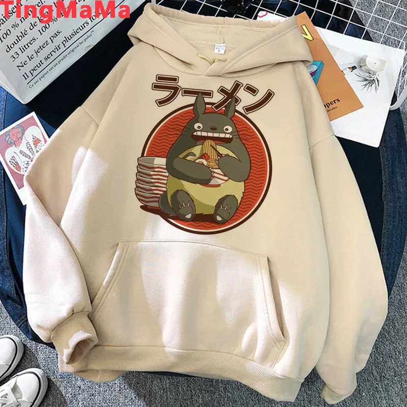dream hoodie Japanese Anime Totoro Hoodies Women Kawaii Unisex Cartoon Studio Ghibli Miyazaki Hayao Ponyo on The Cliff Sweatshirts Female off white hoodie