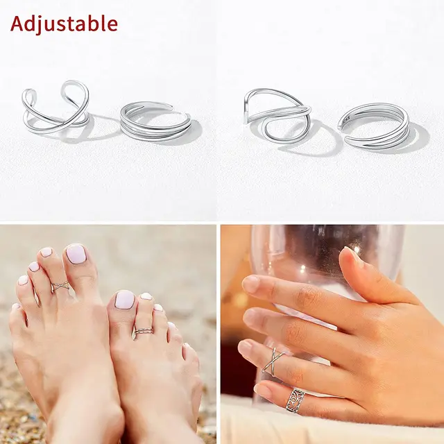 Bohemian Rings For Short Fingers Set With Retro Carved Hollow Star And Moon  Toe Design Adjustable Opening Finger Rings For Womens Boho Beach Foot  Jewelry In Summer From Queen66, $0.62 | DHgate.Com