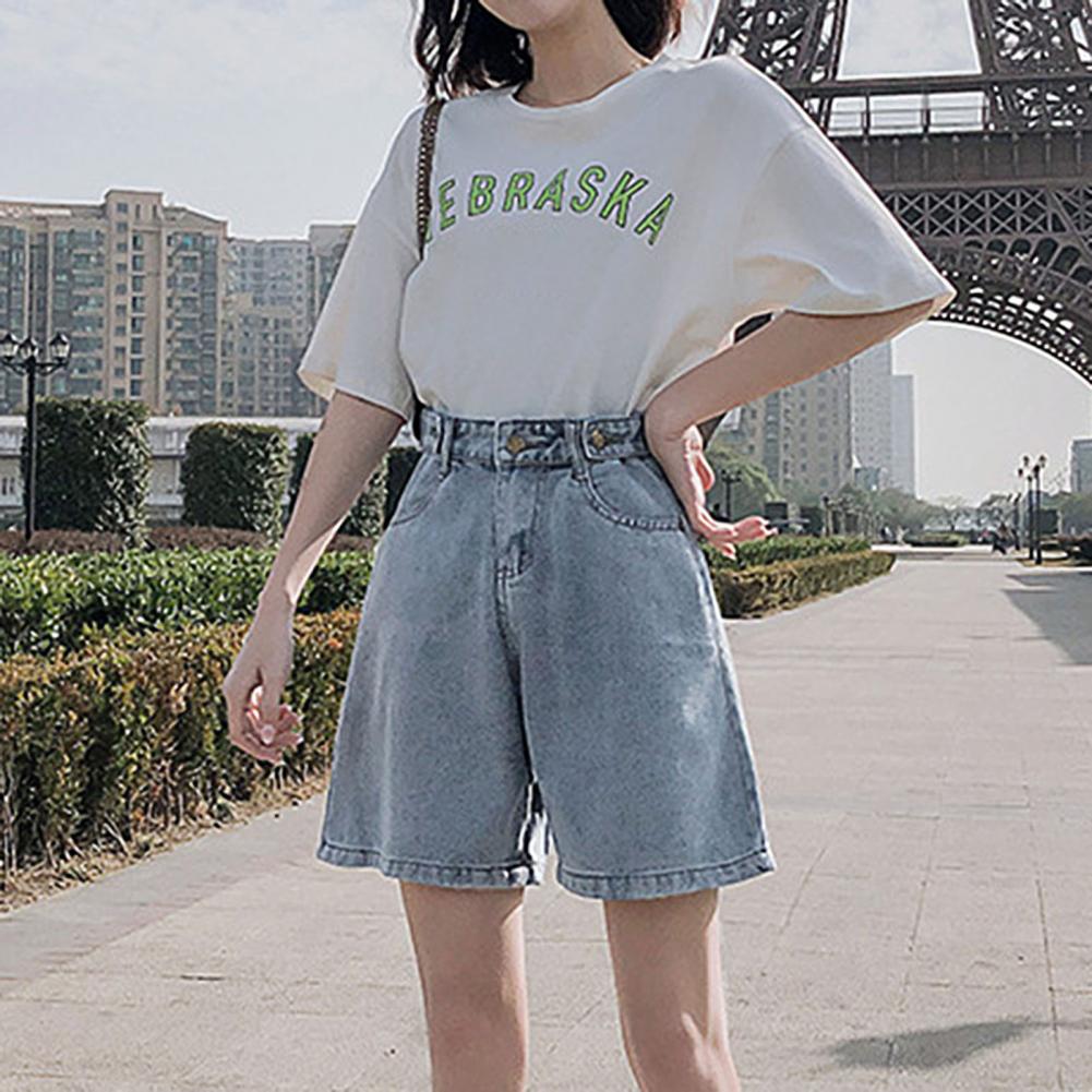2021 New Summer Women Jeans Shorts High 