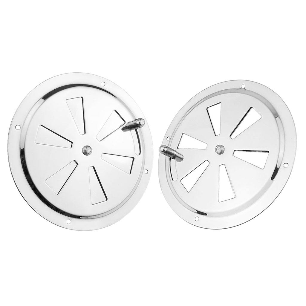 Stainless Steel 316 Boat Marine Round Air Louver Vent Ventilation Cover