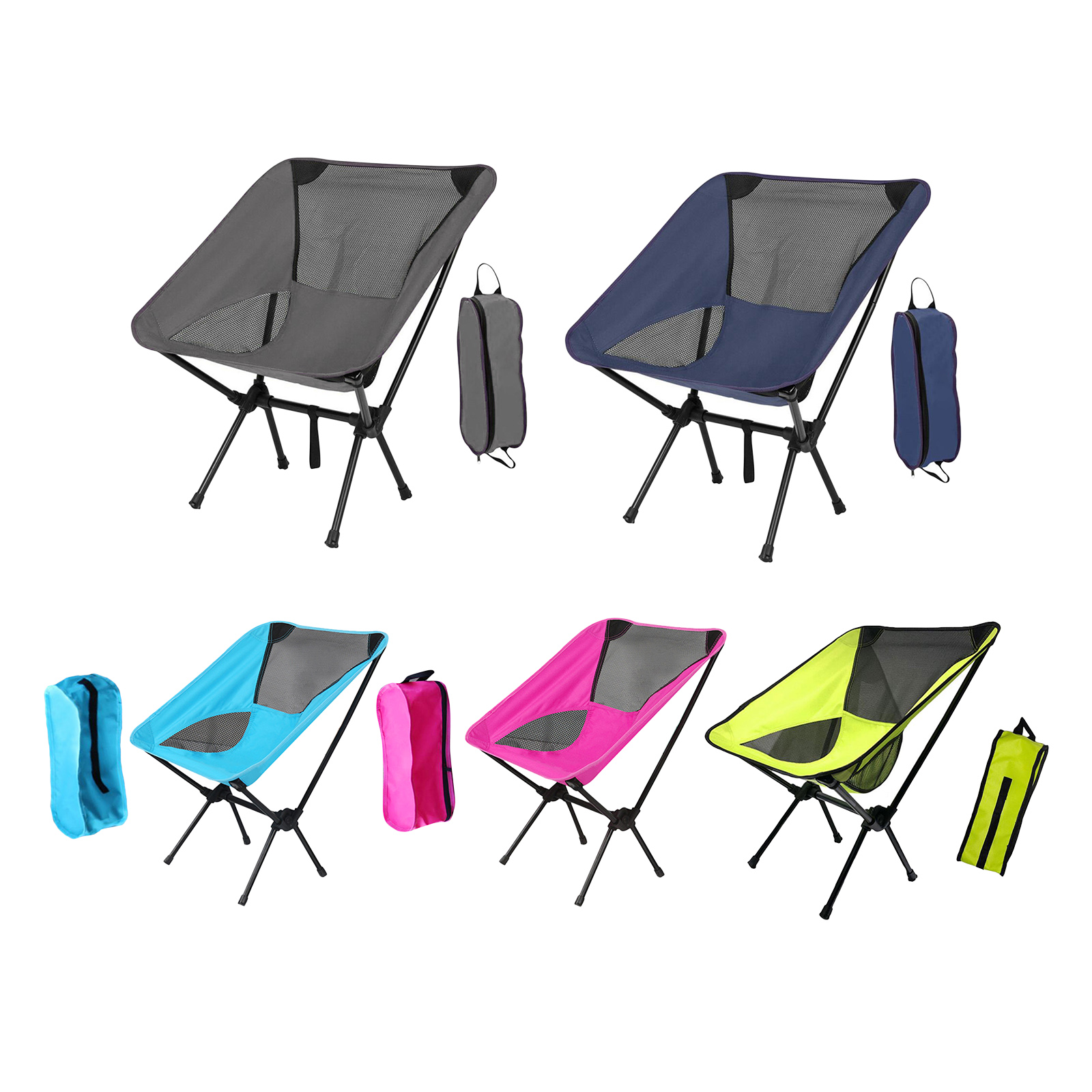 Portable Folding Chair Camping Fishing Stool Outdoor Travel Beach Seat