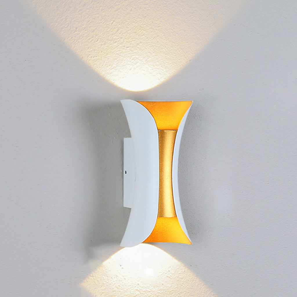 LED up Down Wall Sconce Wall Mounted Fixture Lamps Lighting Modern Waterproof Aluminum Lamps for Home Outdoor Room Indoor Stair