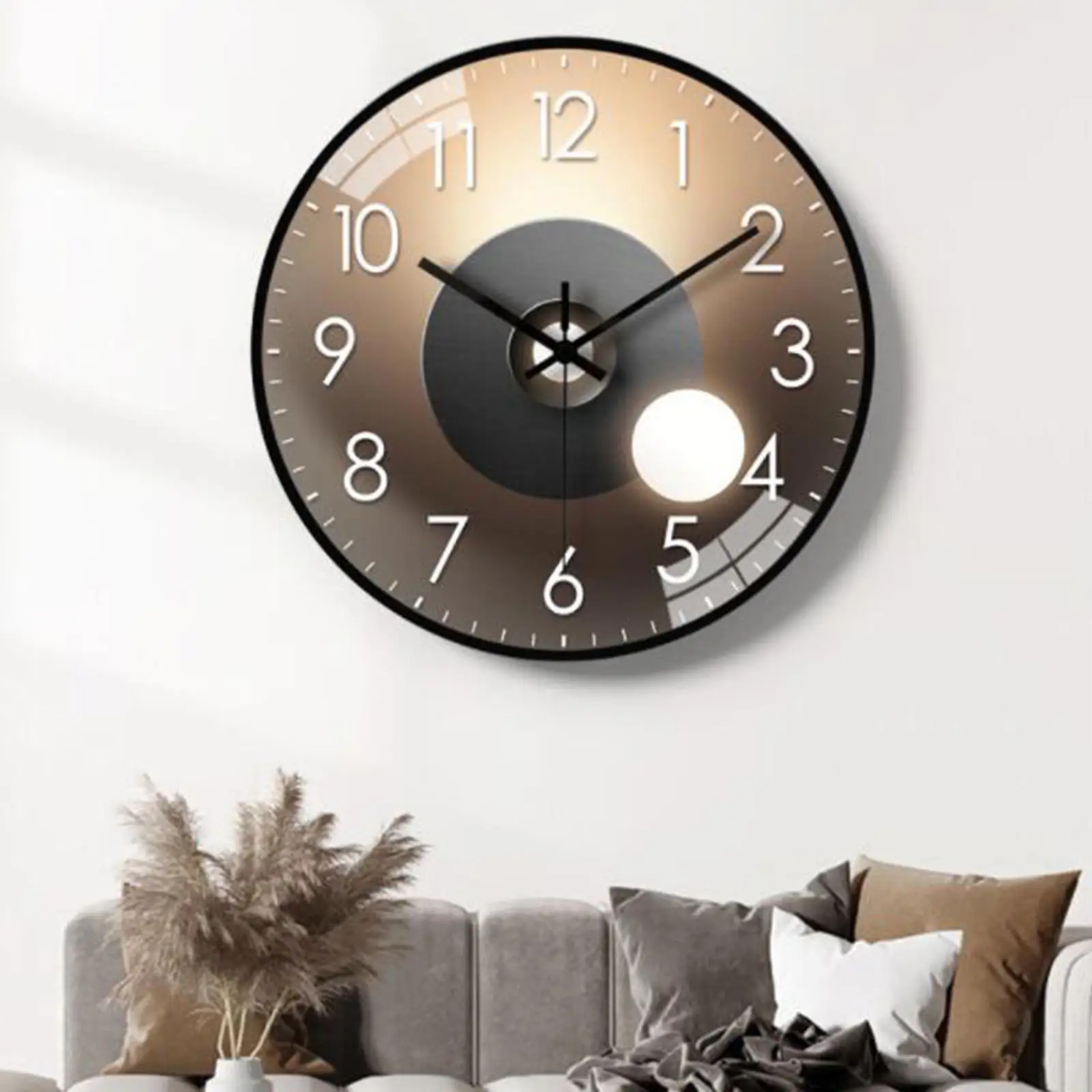 30cm Large Round Digital Wall Clock Watch Silent Quartz Indoor Classroom School Home Office Hotel Shops Cafe Clocks Decoration