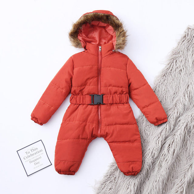 Neonato bambino ragazze ragazzi tuta calda tuta da neve con cappuccio tuta  piumino pagliaccetto imbottito Outwear giacche ragazzino pantaloni da neve  - AliExpress