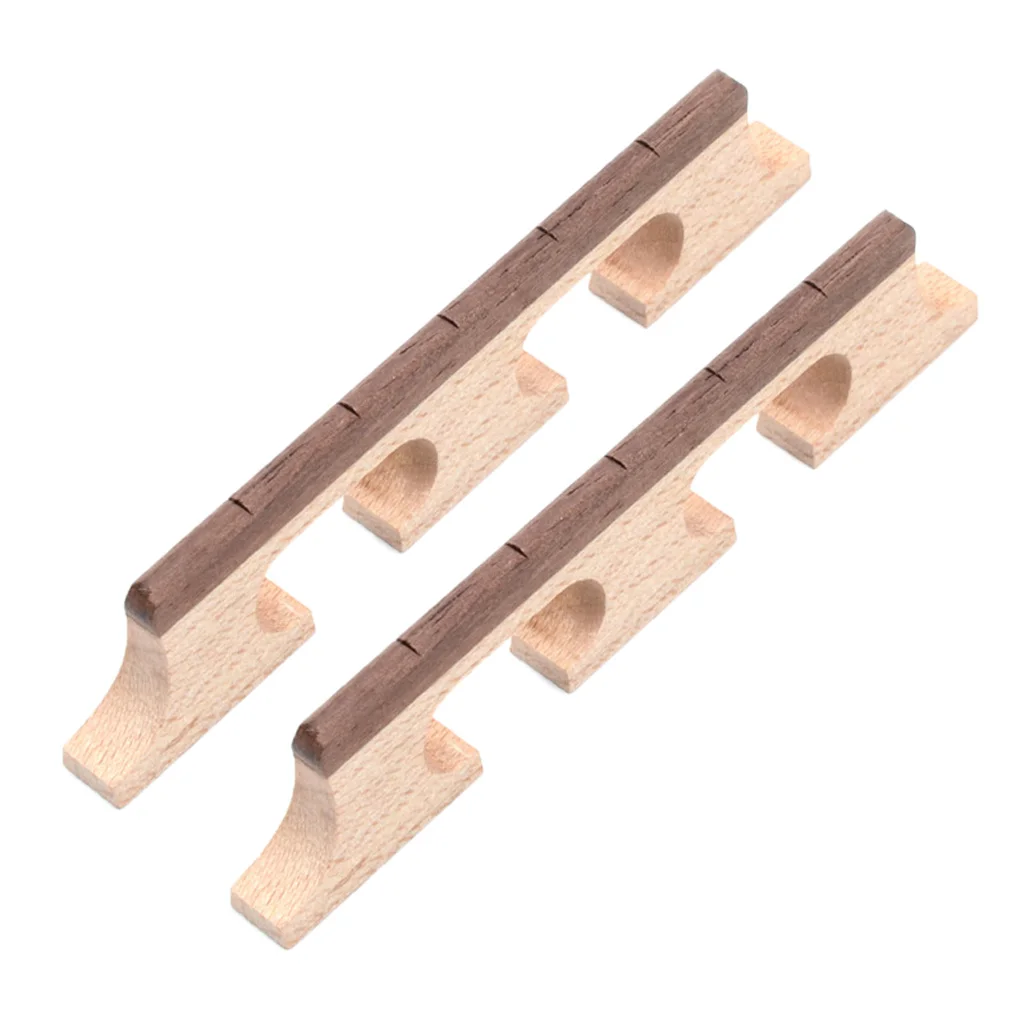2 Pcs 5 String Banjo Rosewood Bridge For Banjo Parts Accessories