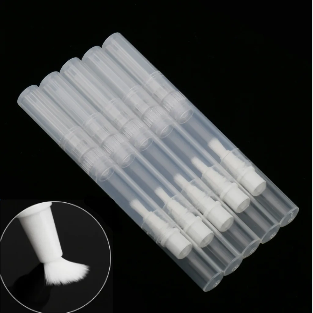 5 Pieces Empty  Pen Cosmetic Container Lip Gloss Eyelash Tube