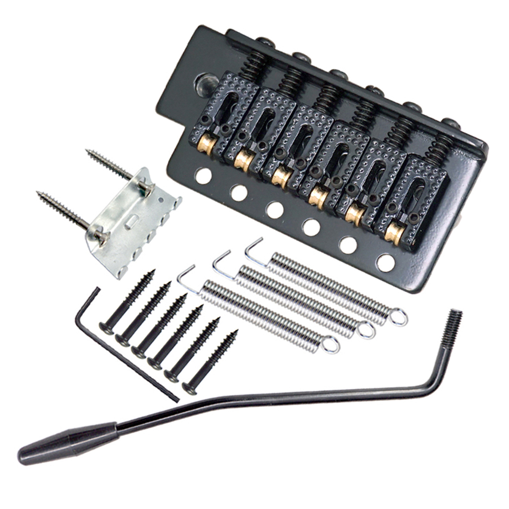 Zinc Alloy Roller Saddle Tremolo Trem Bridge with Bar for Fender  Squier