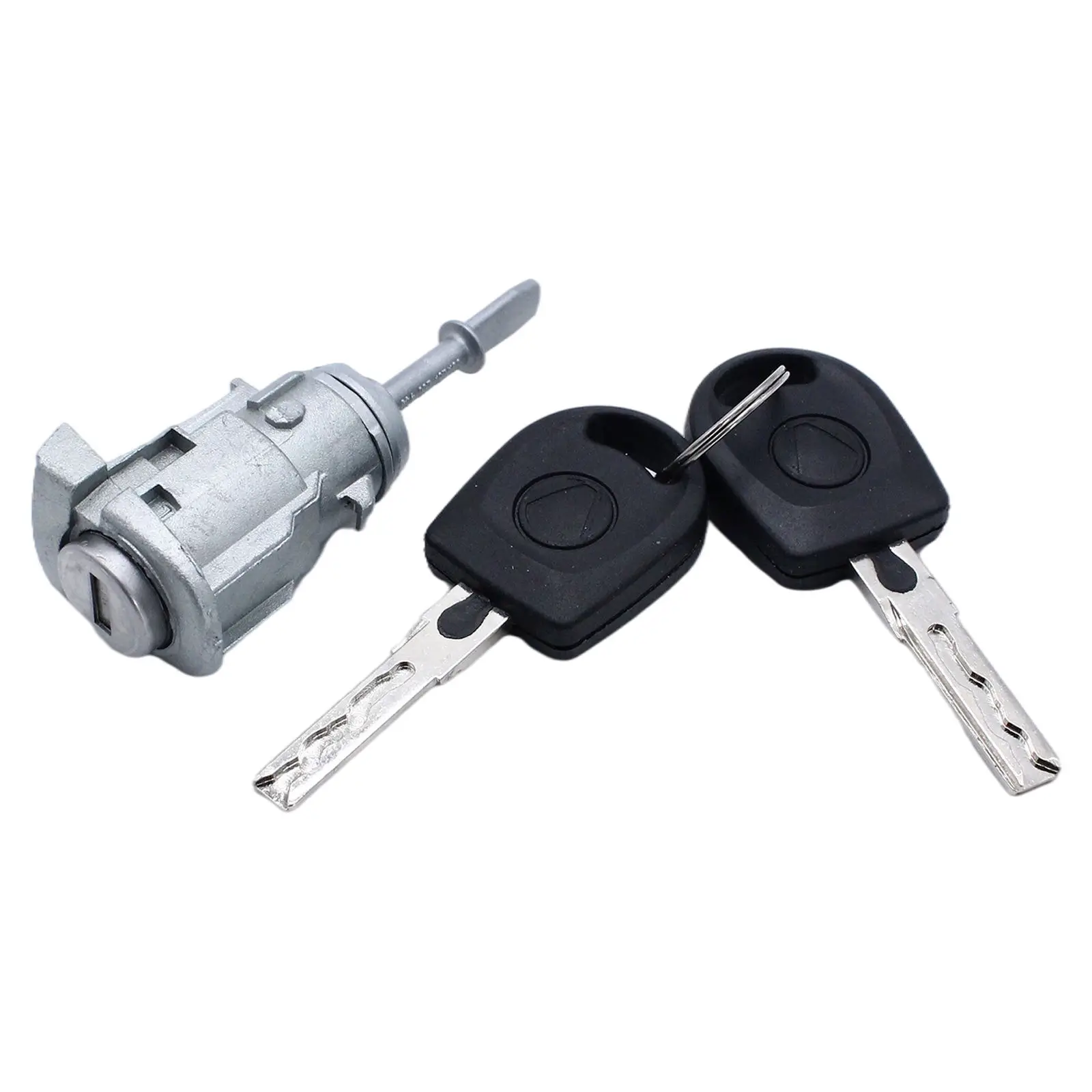 Door Lock Barrel Set Replace Part with 2 Keys Lockset Fits for VW Golf IV 1997-2005