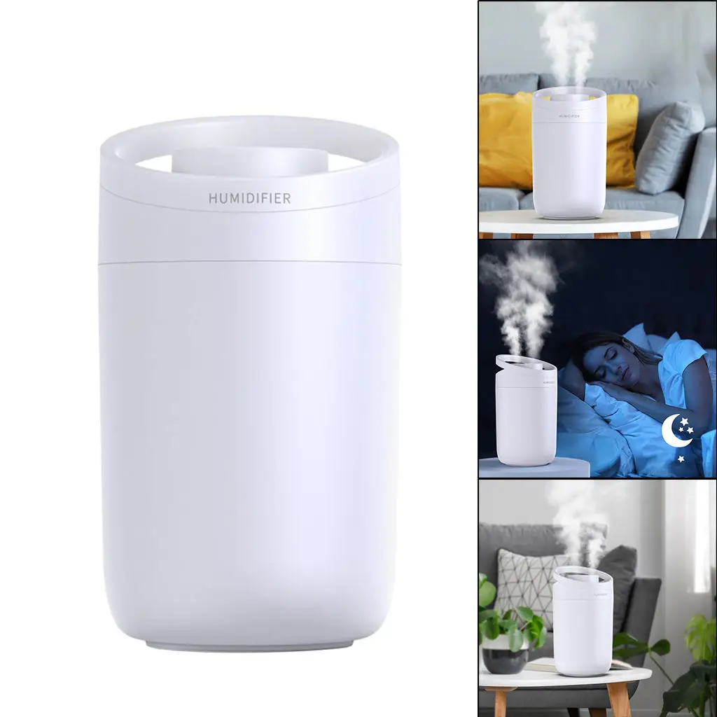 Colorful LED Home Bedroom Air Humidifier Essential Oil Aroma Difuser USB 3000ml