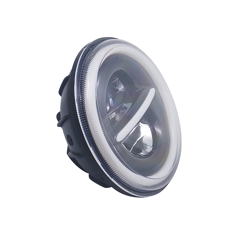 Shop Generic 7" LED Headlights full Halo Angel Eyes Lights for Mazda