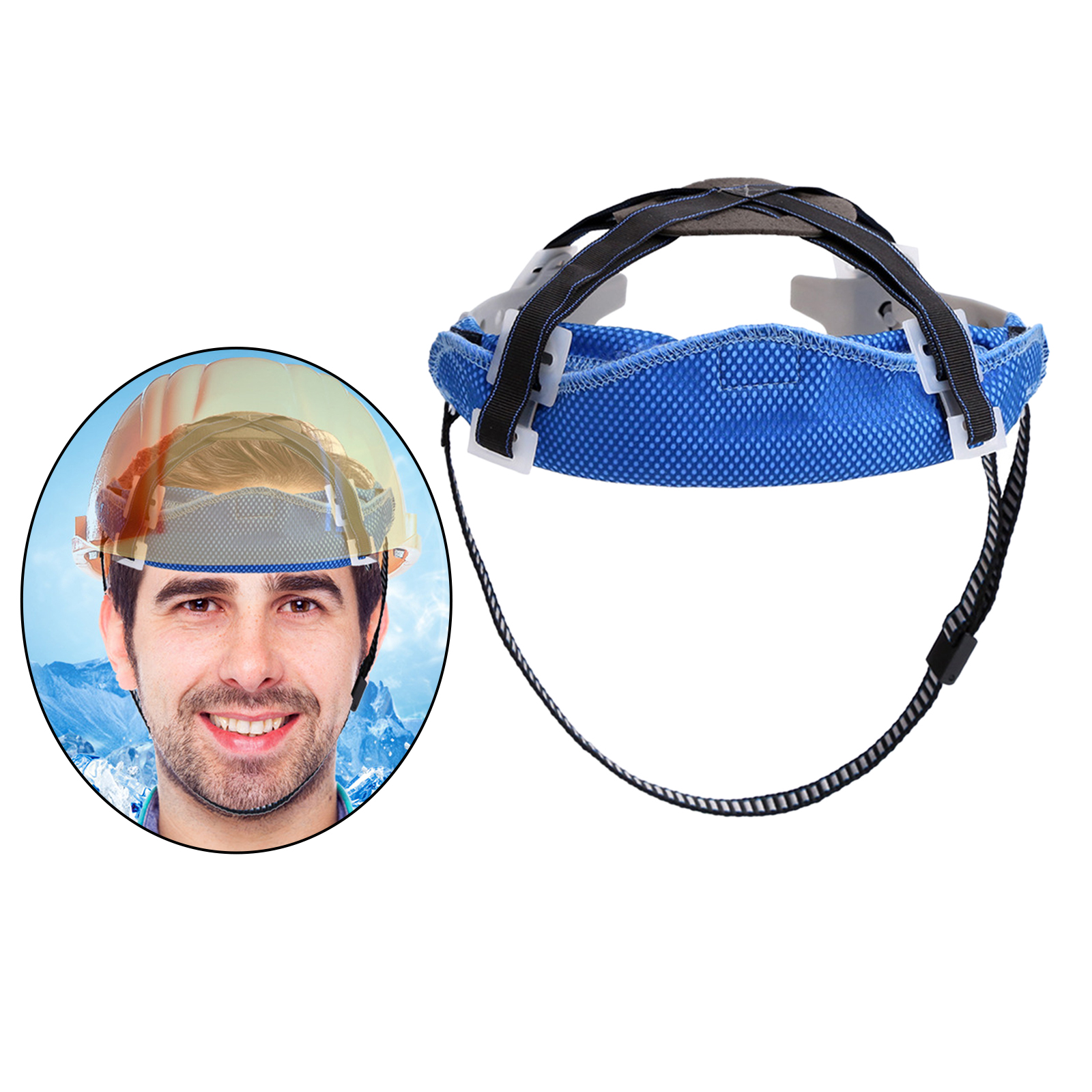 Hard Hat Sweatband Safety Helmet Liner Strip Cold Feeling Outdoor Operations