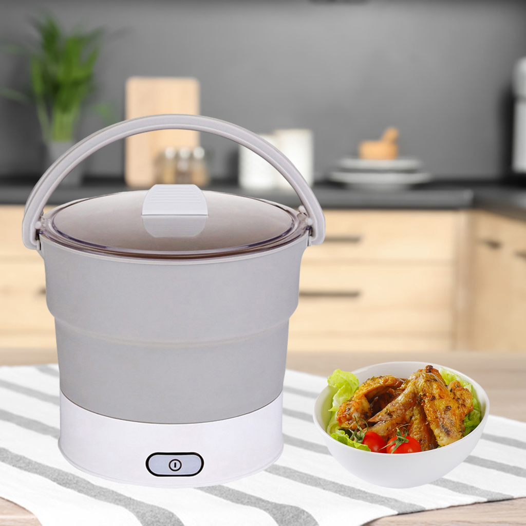 Food Grade Electric Hot Pot Dormitory Party Stainless Steel Base Easy Clean