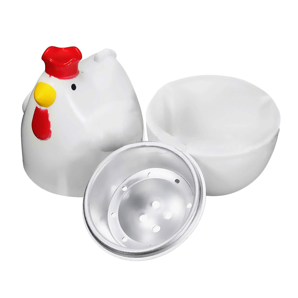 Microwave Egg Boiler Cup Soft Hard Boil Steam Cooker Kitchen Appliance