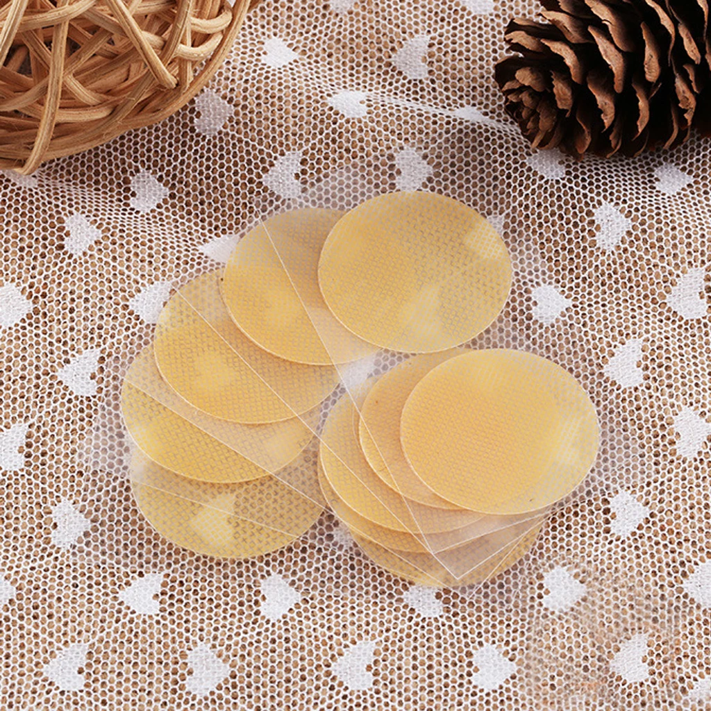 10 Pieces  Breast Cover Stickers Pasties Petals for Men Round 3cm
