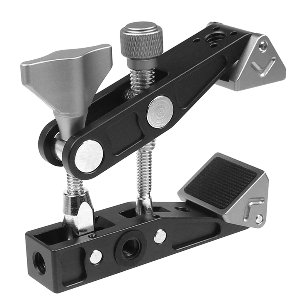 Heavy Duty Camcorder Clamp Mount Table Kit for Cameras Studio Photographer Flashlight Travel Outdoor Filming Shooting Recording