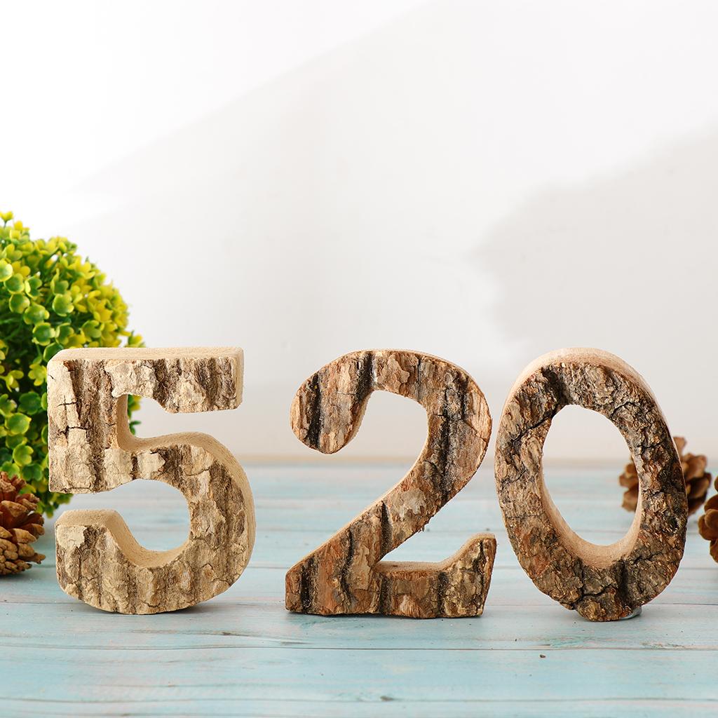 Door Address Love Number Sign 5 2 0 for House Room Office Street Numbers Wedding Party Decoration DIY