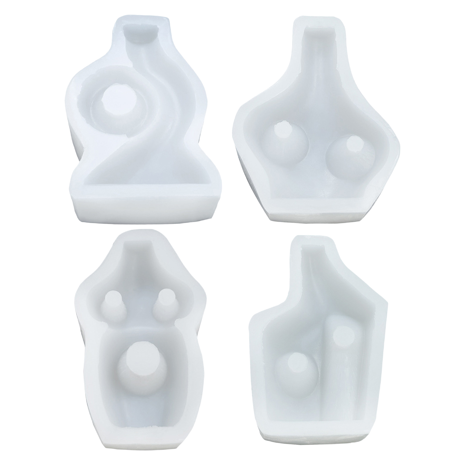 DIY Silicone Geometric Candle Mold 3D Silicone Resin Casting Mold Candle Wax Epoxy Make Soap Mould Craft Supplies